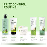 Buy Plum Avocado & Argan Frizz Control Conditioner for curly, wavy, frizzy hair | With Avocado Oil, Argan Oil, Shea Butter, Sunflower Oil | Reduces frizz & prevents hair from excessive dryness 175 ml - Purplle