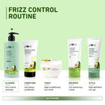 Buy Plum Avocado & Argan Frizz Control Shampoo for curly, wavy, frizzy hair| With Argan Oil, Avocado Oil, Aloe Vera Extract | Reduces Frizz, Retains moisture, conditions strands 250 ml - Purplle