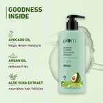 Buy Plum Avocado & Argan Frizz Control Shampoo for curly, wavy, frizzy hair| With Argan Oil, Avocado Oil, Aloe Vera Extract | Reduces Frizz, Retains moisture, conditions strands 250 ml - Purplle