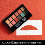 Buy Lakme Absolute Infinity Eye Shadow Palette, Coral Sunset (12 g) - Purplle
