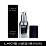 Buy Lakme Absolute 3D Cover Foundation, Neutral Medium (15 ml) - Purplle