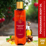 Buy Omeo Pomegranate Body Oil With Almond Oil, Jojoba Oil, Sesame Oil and OA Omega Plus Relaxing, Moisturizing and Glowing - Purplle