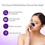 Buy Dr.Rashel Bamboo Charcoal Nose Pore Strips Blackhead Removal (10 Strips) - Purplle