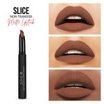 Buy C2P Pro Slice Non Transfer Matte Lipstick - Soo Nude 123 - Purplle