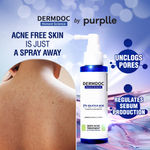 Buy DERMDOC by Purplle 2% Salicylic Acid Body Acne Treatment Spray (100ml) | Acne Treatment | Body Acne Spray | Body Acne Spray | Body Acne Treatment - Purplle