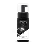 Buy Pond's Pure Detox Foaming Brush Facewash for Clear Glow, Gentle Exfoliation, Deep Clean, All Skin Types, 150 ml - Purplle