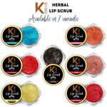 Buy KINDED Lip Sugar Scrub Herbal Natural Essential Oils Exfoliating Balm Polish Scrubber for Men Women Smoked Dry Dark Chapped Lips to Lighten Pigmentation Dead Skin Tan Removal (10 gm, Strawberry) - Purplle