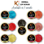 Buy KINDED Lip Sugar Scrub Herbal Natural Essential Oils Exfoliating Balm Polish Scrubber for Men Women Smoked Dry Dark Chapped Lips to Lighten Pigmentation Dead Skin Tan Removal (10 gm, Rose) - Purplle