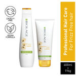 Buy Biolage Smoothproof Smoothing Shampoo + Smoothproof Conditioner (400 ml + 196 gms| Paraben free| Cleanses, Smooths & Controls Frizz | For Frizzy Hair - Purplle