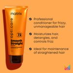 Buy Matrix Opti Care Professional Ultra Smoothing Shampoo + Anti-Frizz Conditioner + ANTI-FRIZZ Hair Serum (200 ml + 196 g + 100 ml) - Purplle