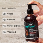 Buy mCaffeine Coffee Body Wash with Cocoa | De-Tan & Deep Cleansing Shower Gel | Enriched with Vitamin E & in Energizing Aroma of Chocolate (200ml) - Purplle