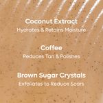 Buy mCaffeine Coffee Sugar Body Scrub with Coconut - Purplle