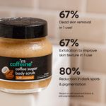 Buy mCaffeine Coffee Sugar Body Scrub with Coconut - Purplle