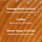 Buy mCaffeine Coffee Sugar Body Scrub with Pomegranate - Purplle