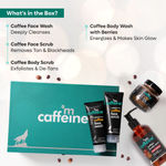 Buy mCaffeine Coffee Shower Temptations Skin Care Gift Kit - Luxury Shower Experience - Rakhi Premium Gift Box (Combo of 4) - Purplle