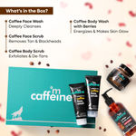 Buy mCaffeine Coffee Shower Temptations Gift Kit| Premium Gift kit ,455 gm - Purplle