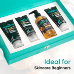 Buy mCaffeine Start Easy Skincare Gift Kit - Premium Face & Body Care Gift - Complete Shower Care Combo of 4 - Purplle