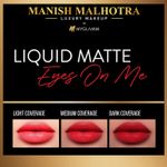 Buy Manish Malhotra Beauty By MyGlamm Liquid Matte Lipstick-Eyes On Me-7gm - Purplle