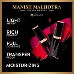Buy Manish Malhotra Beauty By MyGlamm Liquid Matte Lipstick-Night Aura-7 gm - Purplle
