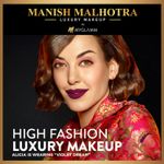 Buy Manish Malhotra Beauty By MyGlamm Soft Matte Lipstick-Velvet Wine (4 g) - Purplle