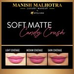 Buy Manish Malhotra Beauty By MyGlamm Soft Matte Lipstick-Candy Crush-4gm - Purplle