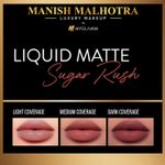 Buy Manish Malhotra Beauty By MyGlamm Liquid Matte Lipstick-Sugar Ruse-7gm - Purplle