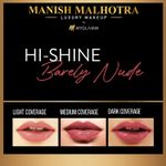 Buy Manish Malhotra Beauty By MyGlamm Hi-Shine Lipstick-Barely Nude-4gm - Purplle