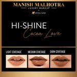Buy Manish Malhotra Beauty By MyGlamm Hi-Shine Lipstick-Cocoa Love-4 gm - Purplle