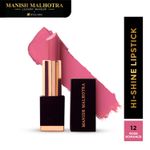 Buy Manish Malhotra Beauty By MyGlamm Hi-Shine Lipstick-Rose Romance-4 gm - Purplle