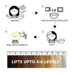 Buy Paradyes Lighten Up! Bleach Pack 210 gm - Purplle