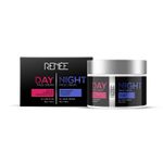 Buy RENEE Day & Night Cream 90 gm, Day: Reduce Blemishes & dullness, Moisturizes & protects with SPF 30, Night: Minimizes Fine Lines, Dark Circles & Increases Skin Firmness & Smoothness - Purplle