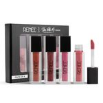Buy RENEE Stay With Me Minis Matte Liquid Lipsticks, 02 Nutty Nudes 2 ml each, Long lasting, Light Weight & Non Transfer Formula, Water & Smudge Proof - Purplle