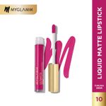 Buy MyGlamm Ultimatte Long Stay Matte Liquid Lipstick-Fuchsia Siren (2.5 ml) - Purplle