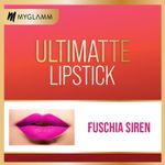 Buy MyGlamm Ultimatte Long Stay Matte Liquid Lipstick-Fuchsia Siren (2.5 ml) - Purplle