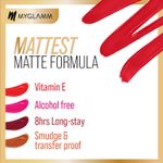 Buy MyGlamm Ultimatte Long Stay Matte Liquid Lipstick-Red Diva (2.5 ml) - Purplle
