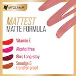 Buy MyGlamm Ultimatte Long Stay Matte Liquid Lipstick-Mocha Icon (2.5 ml) - Purplle