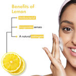 Buy Good Vibes Lemon Brightening Foaming Face Wash With Deep Cleansing Brush | Hydrating, Sebum Control | No Parabens, No Sulphates, No Mineral Oil, No Animal Testing (150ml) - Purplle