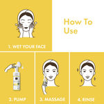 Buy Good Vibes Lemon Brightening Foaming Face Wash With Deep Cleansing Brush | Hydrating, Sebum Control | No Parabens, No Sulphates, No Mineral Oil, No Animal Testing (150ml) - Purplle