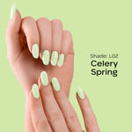 Buy FACES CANADA Ultime Pro Splash Luxe Nail Enamel - Celery Spring (L02), 12ml | Glossy Finish | Quick Drying | Long Lasting | High Shine | Chip Defiant | Even-Finish | Vegan | Non-Toxic | Ethanol-Free - Purplle