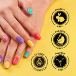 Buy FACES CANADA Ultime Pro Splash Luxe Nail Enamel - Onahau Bay (L03), 12ml | Glossy Finish | Quick Drying | Long Lasting | High Shine | Chip Defiant | Even-Finish | Vegan | Non-Toxic | Ethanol-Free - Purplle