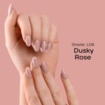 Buy FACES CANADA Ultime Pro Splash Luxe Nail Enamel - Dusky Rose (L08), 12ml | Glossy Finish | Quick Drying | Long Lasting | High Shine | Chip Defiant | Even-Finish | Vegan | Non-Toxic | Ethanol-Free - Purplle