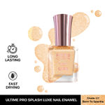 Buy FACES CANADA Ultime Pro Splash Luxe Nail Enamel - Born to Sparkle (L17), 12ml | Glossy Finish | Quick Drying | Long Lasting | High Shine | Chip Defiant | Even-Finish | Vegan | Non-Toxic | Ethanol-Free - Purplle
