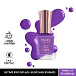 Buy FACES CANADA Ultime Pro Splash Luxe Nail Enamel - Amethyst (L23), 12ml | Glossy Finish | Quick Drying | Long Lasting | High Shine | Chip Defiant | Even-Finish | Vegan | Non-Toxic | Ethanol-Free - Purplle