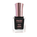Buy FACES CANADA Ultime Pro Splash Luxe Nail Enamel - Charcoal (L25), 12ml | Glossy Finish | Quick Drying | Long Lasting | High Shine | Chip Defiant | Even-Finish | Vegan | Non-Toxic | Ethanol-Free - Purplle