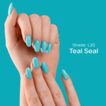 Buy FACES CANADA Ultime Pro Splash Luxe Nail Enamel - Teal Seal (L30), 12ml | Glossy Finish | Quick Drying | Long Lasting | High Shine | Chip Defiant | Even-Finish | Vegan | Non-Toxic | Ethanol-Free - Purplle