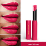 Buy FACES CANADA Long Stay 3-in-1 Matte Lipstick - Coffee Date Pink 02, 2 gm - Purplle