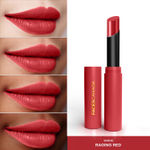 Buy FACES CANADA Long Stay 3-in-1 Matte Lipstick - Raging Red 10, 2 gm - Purplle