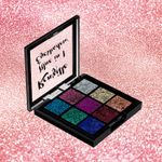 Buy Ronzille 9 Color Glitter Eyeshadow Palette -12  - Purplle