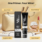 Buy NY Bae 4IN1 Brightenin' Primer (15 gm) | Bright Skin | Pore Minimising | Golden Glow | Long Lasting Makeup | Glowy Face Base - Purplle