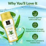 Buy Good Vibes Aloe Vera Wide Spectrum Sunscreen Lotion SPF 50 | Non-Greasy, Anti-Ageing | Nourishing | No Parabens, No Animal Testing (120 ml) - Purplle
